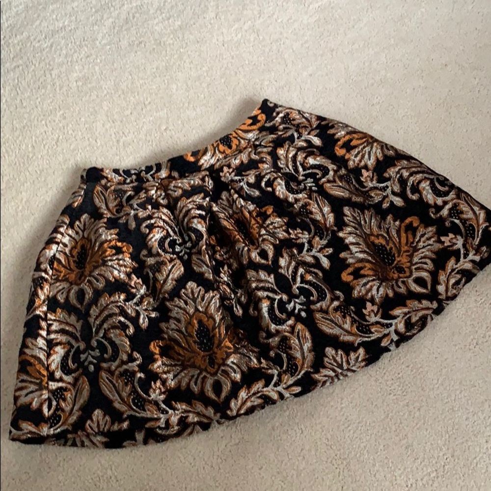 Gianni Bini Metallic Skirt